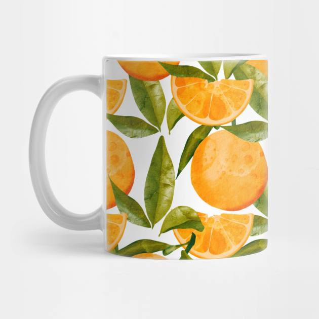 orange pattern by MutchiDesign